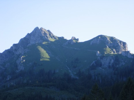 Erste Mehrseillängen Route: Aggenstein Osttangente